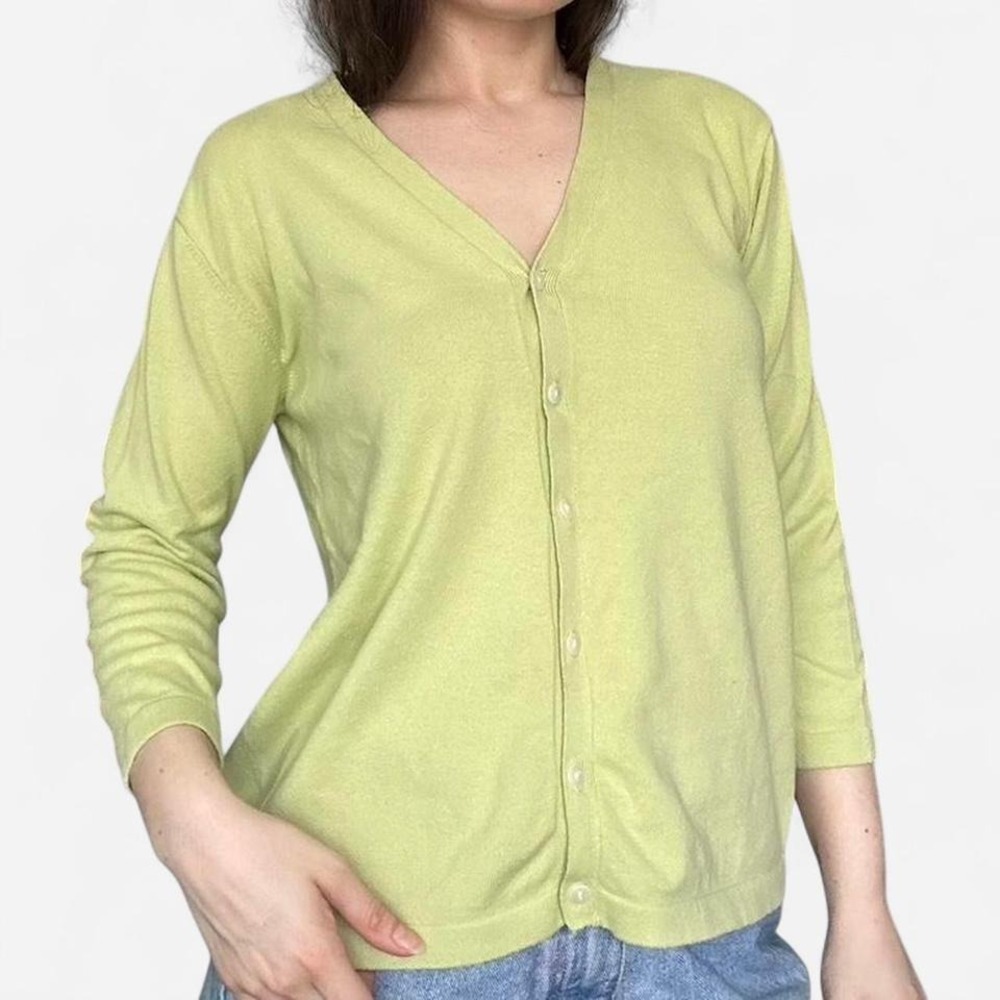 Green Tommy Hilfiger cardigan